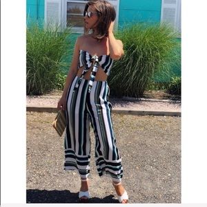 Striped Two-Piece Set